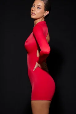 Oh Polly Jumpsuits & Unitards^Cut-Out Unitard in Fire Red FireRed