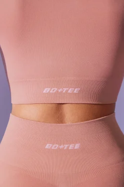 Oh Polly Women'S Clothing Sale - $65 And Under | Women'S Clothing Sale - $40 And Under^Define Luxe Baby Tee Crop Top in Dusty Mauve DustyMauve