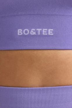 Oh Polly Matching Sets | Tops^Define Luxe Halterneck Sports Bra in Purple