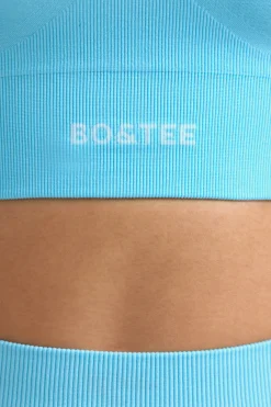 Oh Polly Women'S Clothing Sale - $65 And Under | Women'S Clothing Sale - $40 And Under^Define Luxe Halterneck Sports Bra in Sky Blue