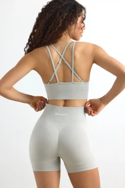 Oh Polly Matching Sets | Shorts^Define Luxe High Waist Mini Shorts in Fog