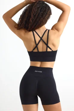 Oh Polly Matching Sets | Shorts^Define Luxe High Waist Mini Shorts in Jet Black JetBlack