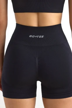 Oh Polly Matching Sets | Shorts^Define Luxe High Waist Mini Shorts in Jet Black JetBlack