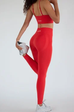 Oh Polly Women'S Clothing Sale - $65 And Under^Define Luxe High-Waist Leggings in Poppy Red