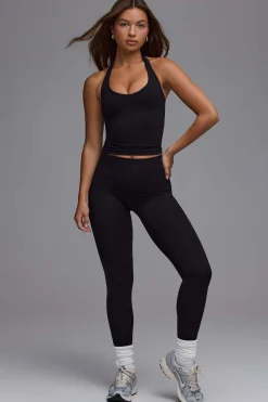 Oh Polly Matching Sets | Leggings^Define Luxe High-Waist Leggings in Black