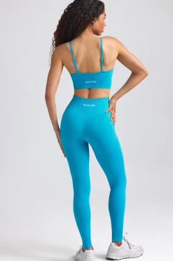 Oh Polly Women'S Clothing Sale - $65 And Under | Women'S Clothing Sale - $40 And Under^Define Luxe High-Waist Leggings in Turquoise Blue