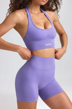 Oh Polly Matching Sets | Shorts^Define Luxe Mini Shorts in Purple