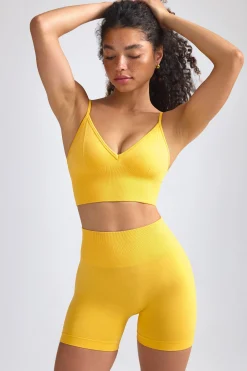 Oh Polly Women'S Clothing Sale - $65 And Under | Women'S Clothing Sale - $40 And Under^Define Luxe Mini Shorts in Golden Yellow