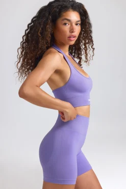 Oh Polly Matching Sets | Shorts^Define Luxe Mini Shorts in Purple