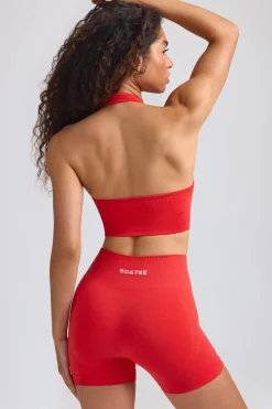 Oh Polly Matching Sets | Shorts^Define Luxe Mini Shorts in Poppy Red