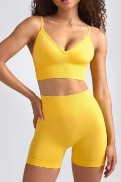 Oh Polly Women'S Clothing Sale - $65 And Under | Women'S Clothing Sale - $40 And Under^Define Luxe Mini Shorts in Golden Yellow