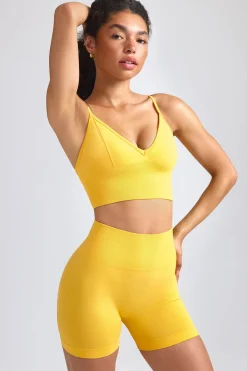 Oh Polly Women'S Clothing Sale - $65 And Under | Women'S Clothing Sale - $40 And Under^Define Luxe Mini Shorts in Golden Yellow
