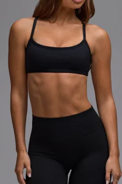Oh Polly Matching Sets | Sports Bras^Define Luxe Multiway Open-Back Sports Bra in Black