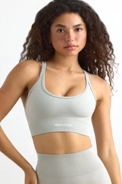 Oh Polly Sports Bras | Matching Sets^Define Luxe Strappy Sports Bra in Fog LightGrey
