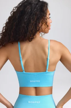 Oh Polly Women'S Clothing Sale - $65 And Under | Women'S Clothing Sale - $40 And Under^Define Luxe V-Neck Sports Bra in Sky Blue