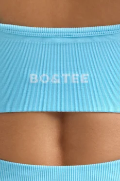 Oh Polly Women'S Clothing Sale - $65 And Under | Women'S Clothing Sale - $40 And Under^Define Luxe V-Neck Sports Bra in Sky Blue