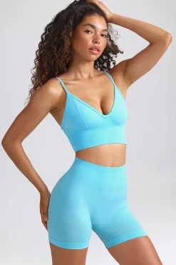 Oh Polly Women'S Clothing Sale - $65 And Under | Women'S Clothing Sale - $40 And Under^Define Luxe V-Neck Sports Bra in Sky Blue