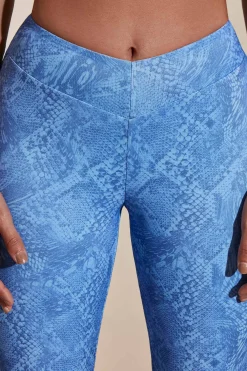 Oh Polly Women'S Clothing Sale - $65 And Under | Women'S Clothing Sale - $40 And Under^Detail Flare Trousers in Blue Print BluePrint