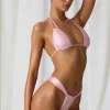 Oh Polly Bikini Sets | Bikini Tops^Double-Strap Triangle Bikini Top in Soft Pink SoftPink