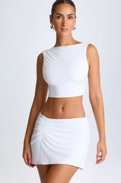Oh Polly Skirts & Skorts | Co-Ords^Draped A-Line Mini Skirt in White