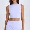 Oh Polly Skirts & Skorts | Co-Ords^Draped A-Line Mini Skirt in Soft Lilac SoftLilac