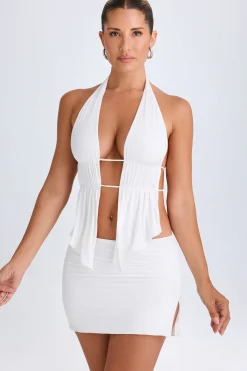 Oh Polly Skirts & Skorts | Co-Ords^Draped A-Line Mini Skirt in White