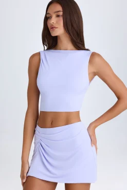 Oh Polly Skirts & Skorts | Co-Ords^Draped A-Line Mini Skirt in Soft Lilac SoftLilac
