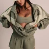 Oh Polly Matching Sets | Shorts^Elasticated Mini Shorts in Mineral