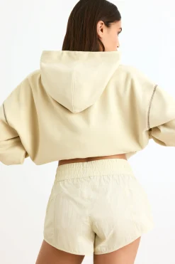 Oh Polly Women'S Clothing Sale - $65 And Under | Women'S Clothing Sale - $40 And Under^Elasticated Mini Shorts in Bone