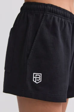 Oh Polly Matching Sets | Shorts^Elasticated Mini Shorts in Black