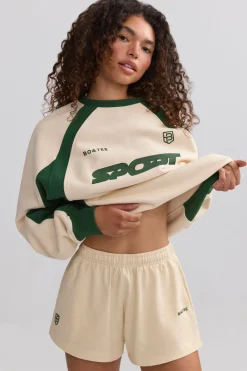 Oh Polly Matching Sets | Shorts^Elasticated Mini Shorts in Marble