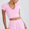 Oh Polly Shorts^Elasticated Shorts in Bubblegum Pink BubblegumPink