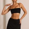 Oh Polly Skirts & Skorts | Co-Ords^Embellished A-Line Mini Skirt in Black