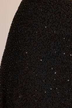 Oh Polly Skirts & Skorts | Co-Ords^Embellished A-Line Mini Skirt in Black