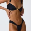 Oh Polly Bikini Sets | Bikini Tops^Embellished Bikini Top in Black
