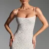 Oh Polly Party Dresses | Bride To Be^Embellished Bodycon Mini Dress in White