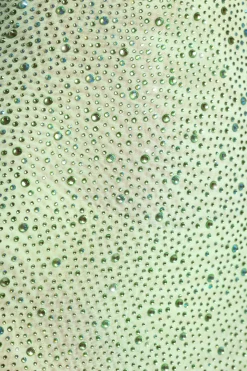 Oh Polly Party Dresses | Birthday^Embellished Bodycon Mini Dress in Pistachio