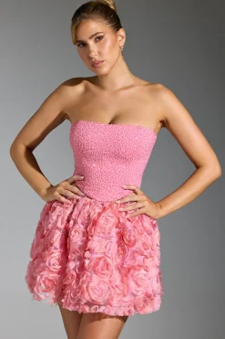 Oh Polly Party Dresses | Birthday^Embellished Corset Top in Pink