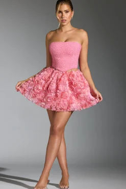 Oh Polly Party Dresses | Birthday^Embellished Corset Top in Pink