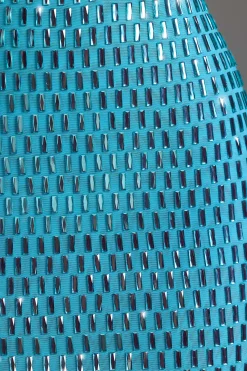 Oh Polly Party Dresses | Night Out^Embellished Cut-Out Mini Dress in Aqua Blue AquaBlue