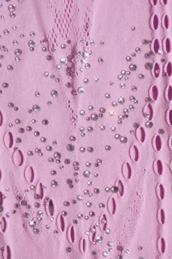 Oh Polly Women'S Clothing Sale - $65 And Under | Women'S Clothing Sale - $40 And Under^Embellished Halterneck Mini Dress in Violet Pink VioletPink
