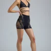Oh Polly Women'S Clothing Sale - $65 And Under | Women'S Clothing Sale - $40 And Under^Embellished High-Waist Shorts in Black