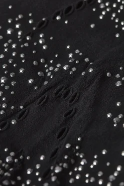 Oh Polly Women'S Clothing Sale - $65 And Under | Women'S Clothing Sale - $40 And Under^Embellished High-Waist Shorts in Black