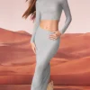 Oh Polly Women'S Clothing Sale - $65 And Under | Women'S Clothing Sale - $40 And Under^Embellished Low Rise Maxi Skirt in Aqua
