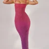 Oh Polly Wedding Guest | Party Dresses^Embellished Maxi Dress in Pink/Purple Ombré PinkandPurpleOmbré