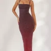 Oh Polly Wedding Guest | Party Dresses^Embellished Maxi Dress in Red/Brown Ombré RedandBrownOmbré