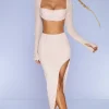 Oh Polly Women'S Clothing Sale - $65 And Under | Women'S Clothing Sale - $40 And Under^Embellished Maxi Skirt in Blush