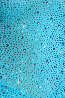 Oh Polly Party Dresses | Birthday^Embellished One-Shoulder Mini Dress in Aqua Blue AquaBlue