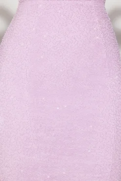 Oh Polly Women'S Clothing Sale - $65 And Under | Wedding Guest^Embellished Plunge Halter Neck Midaxi Dress in Lilac