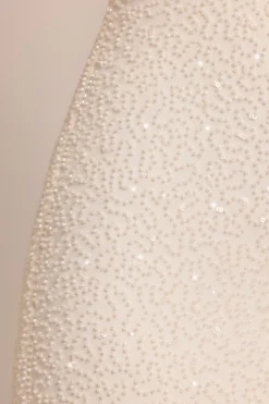 Oh Polly Party Dresses | Bride To Be^Embellished Square Neck Mini Dress in White